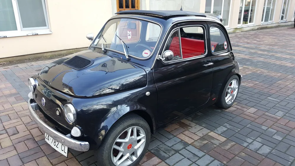 Fiat 500, Innenraum restauriert, Sattlerei Eren Berlin
